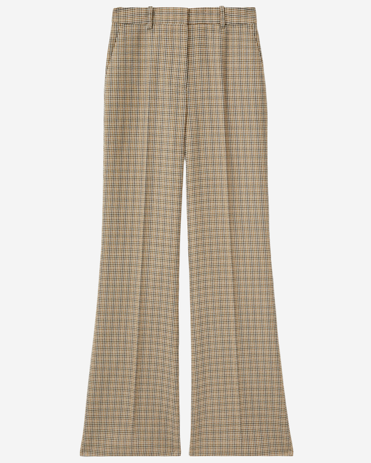 Reiss Check Wide Leg Trouser