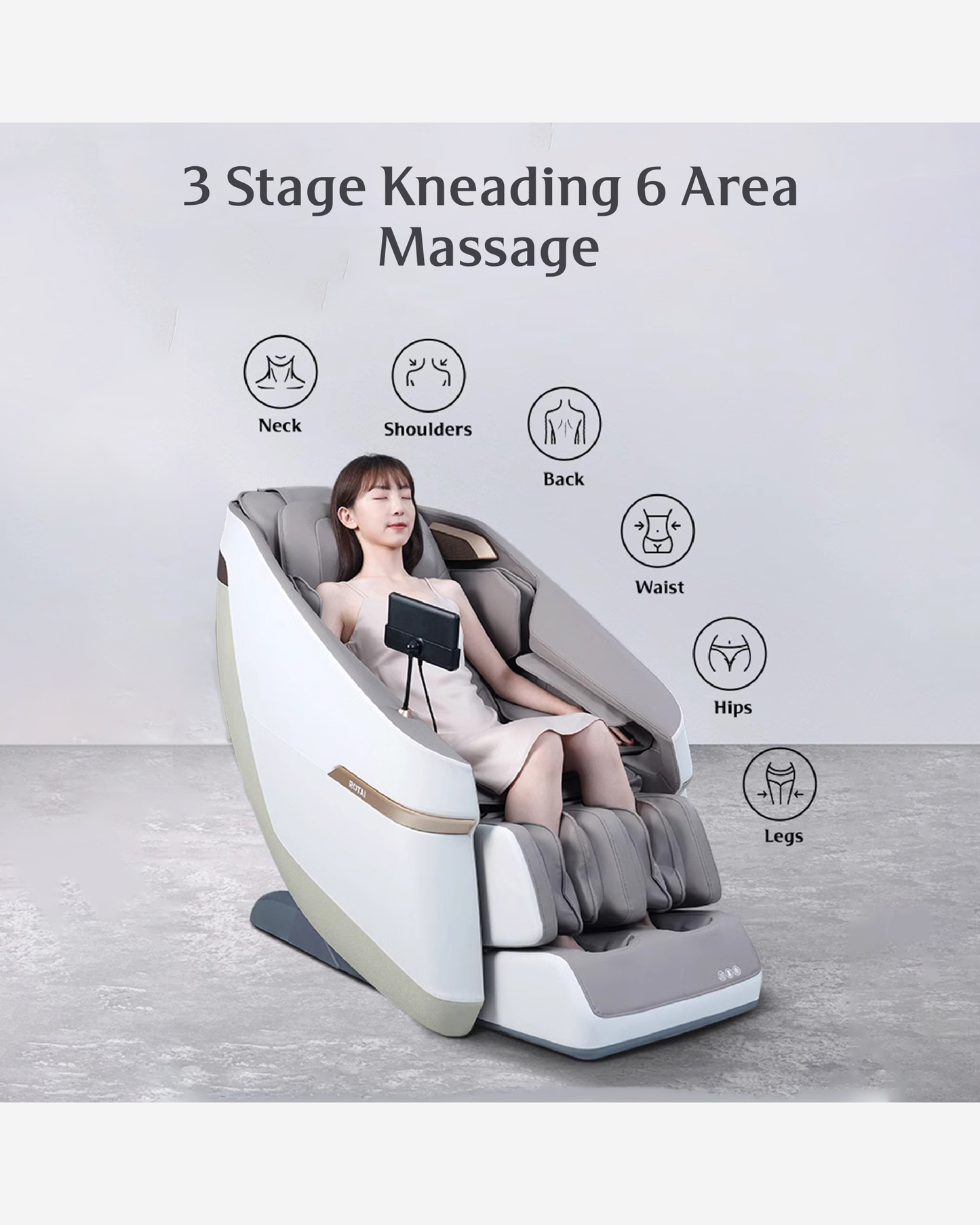 Rotai Jimny Massage Chair Grey