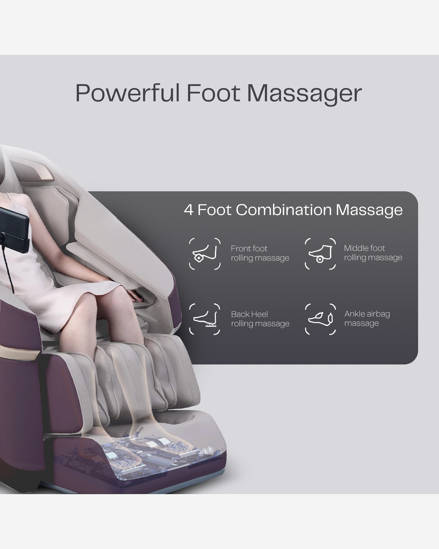 Rotai A36 Max Massage Chair Magenta