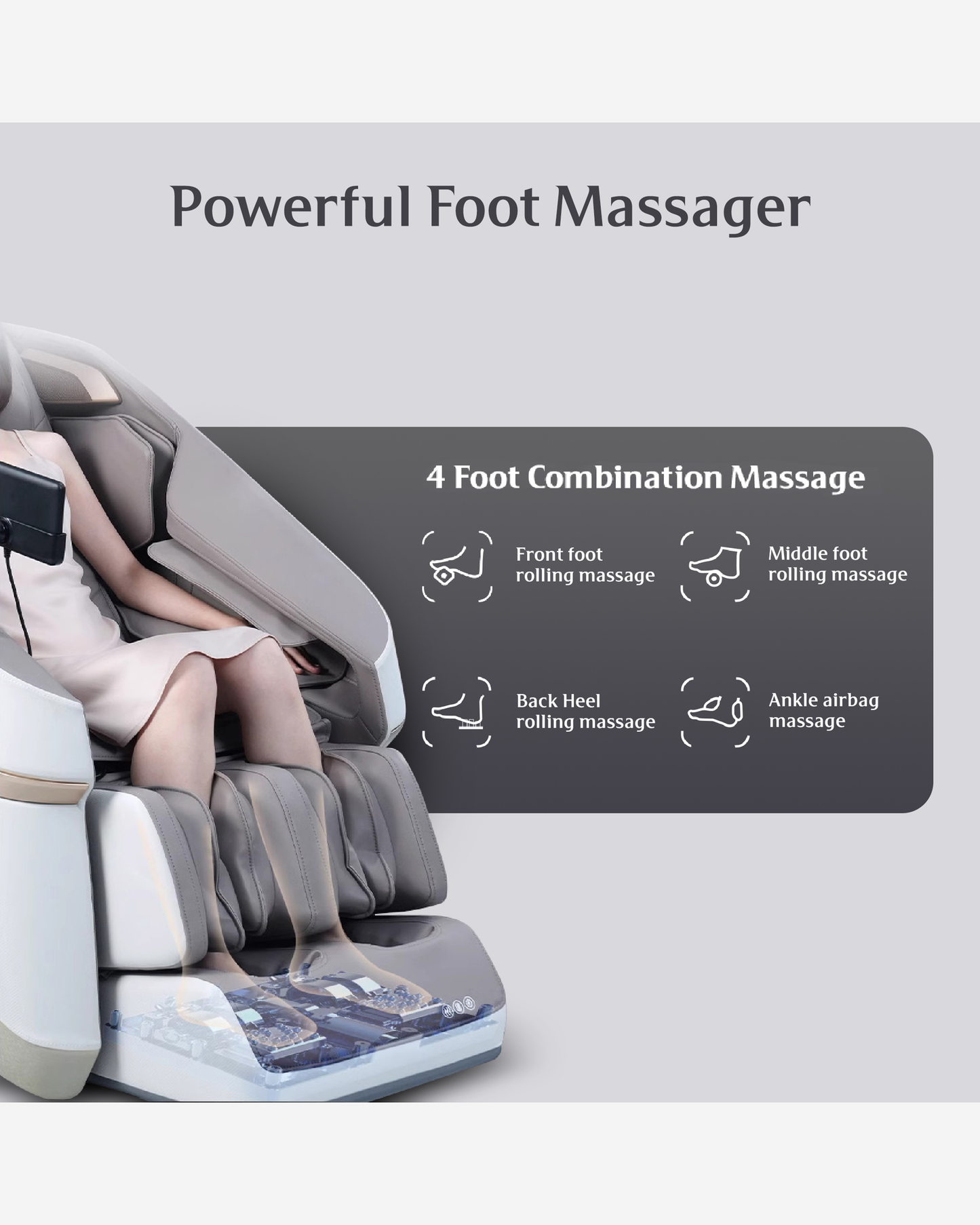 Rotai A36 Max Massage Chair Grey