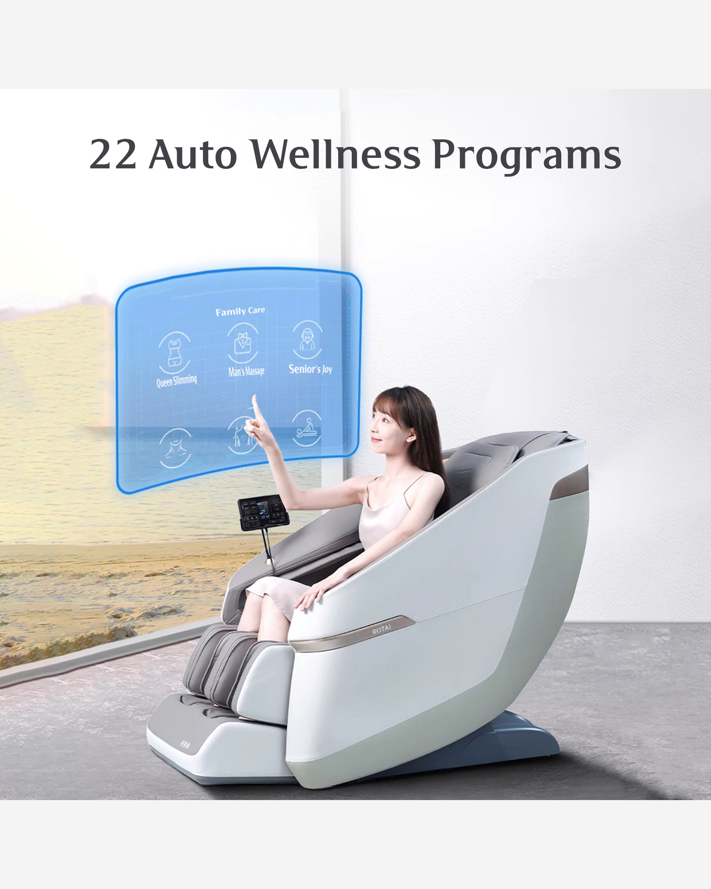Rotai A36 Max Massage Chair Grey