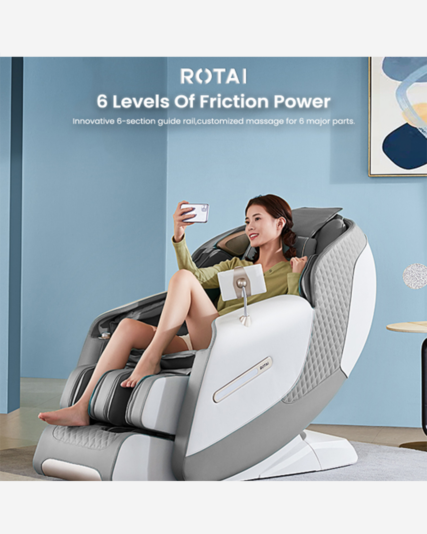 ROTAI Royal Omega Massage Chair Grey