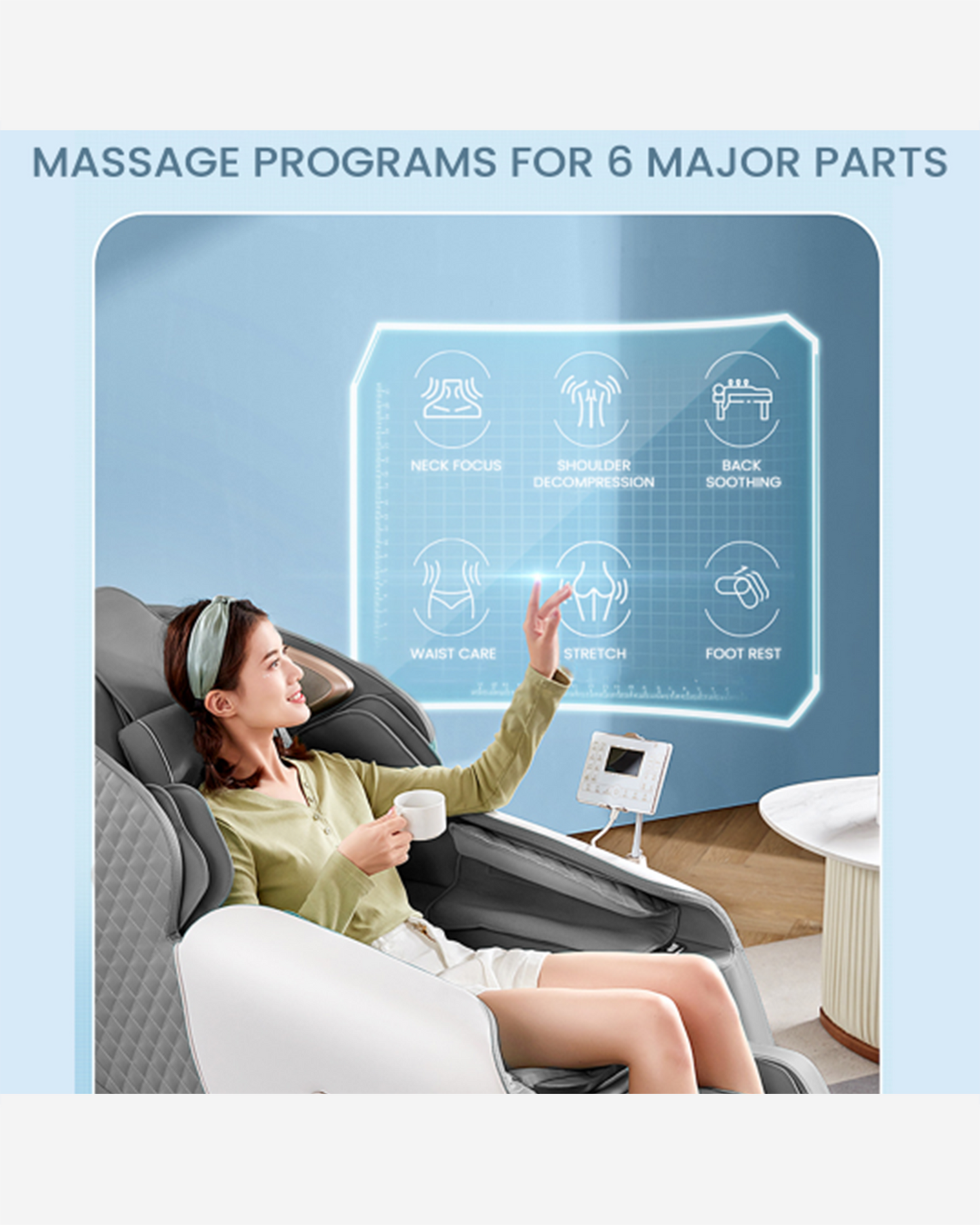 Rotai Royal Omega Massage Chair Grey