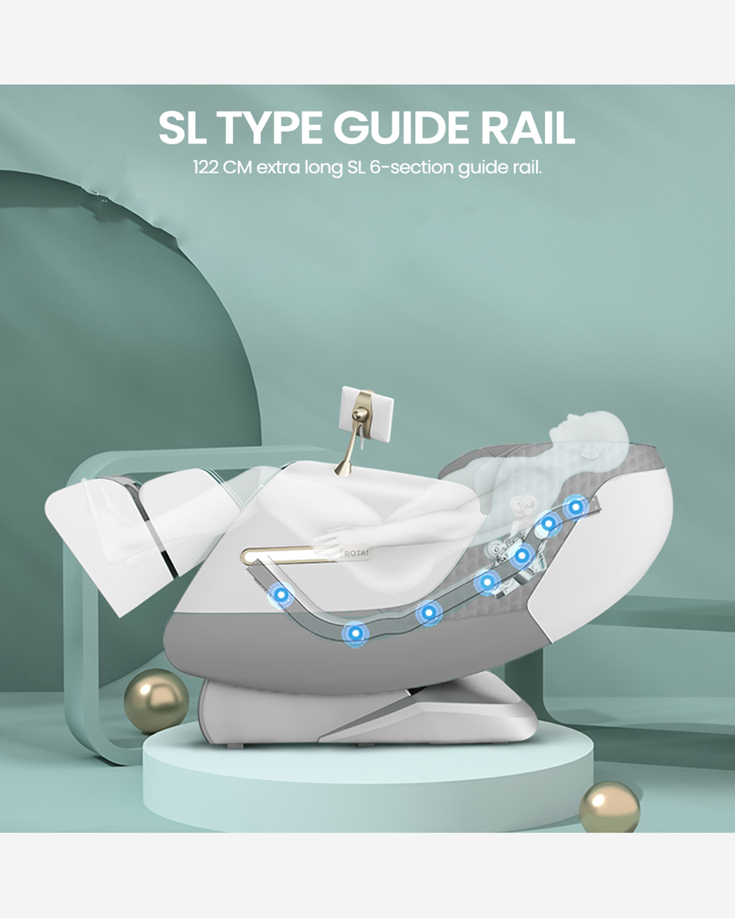 Rotai Royal Omega Massage Chair Grey