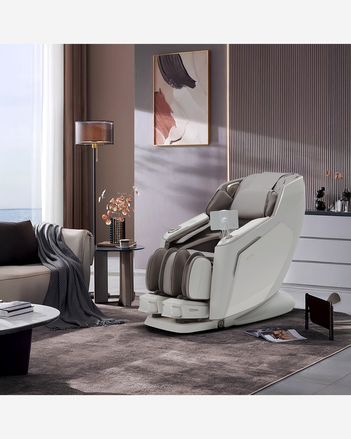 Rotai Vanquish Massage Chair White