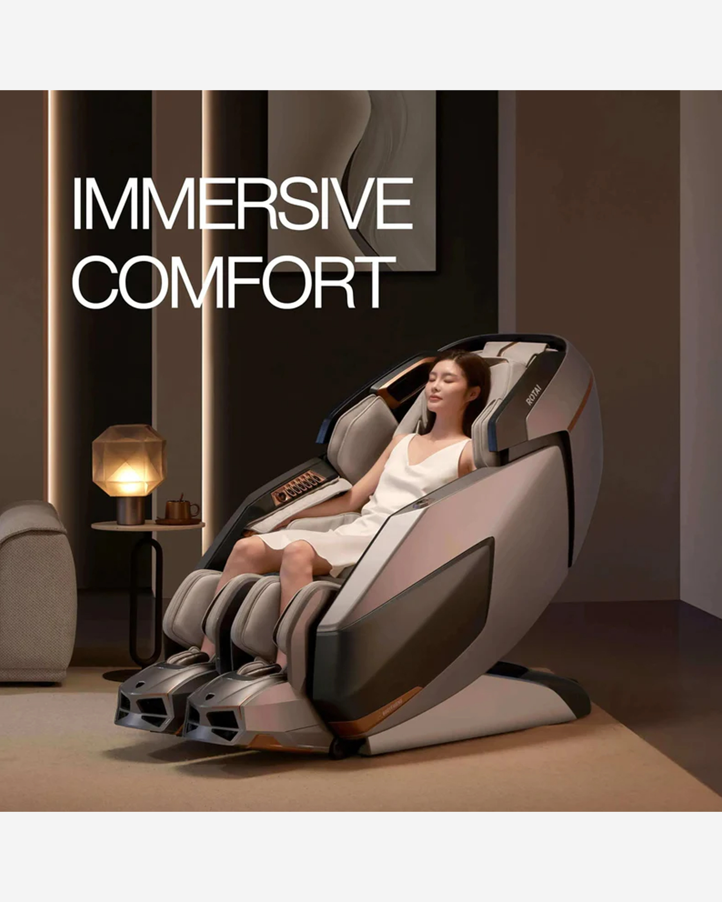 Rotai AI Robotic Massage Chair Silver