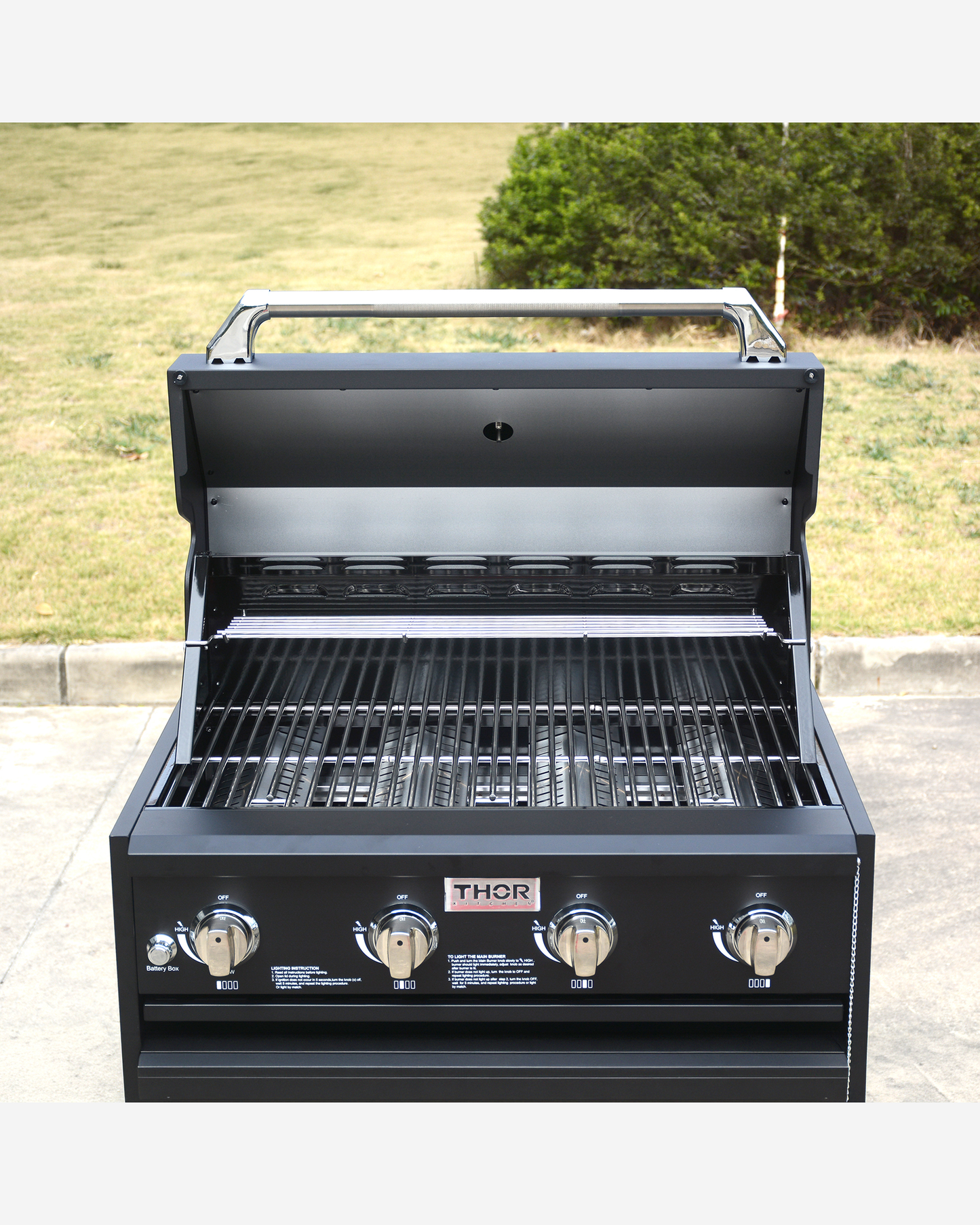 Thor Kitchen Modular Outdoor Kitchen Island 4Pc Black