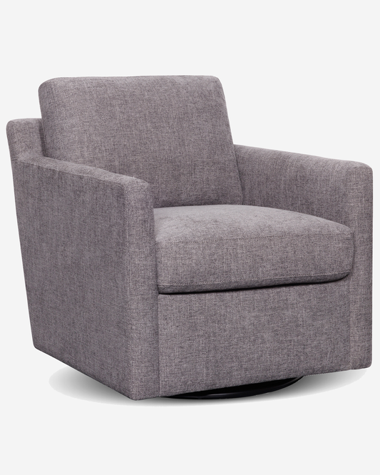 Harris Swivel Chair Pewter
