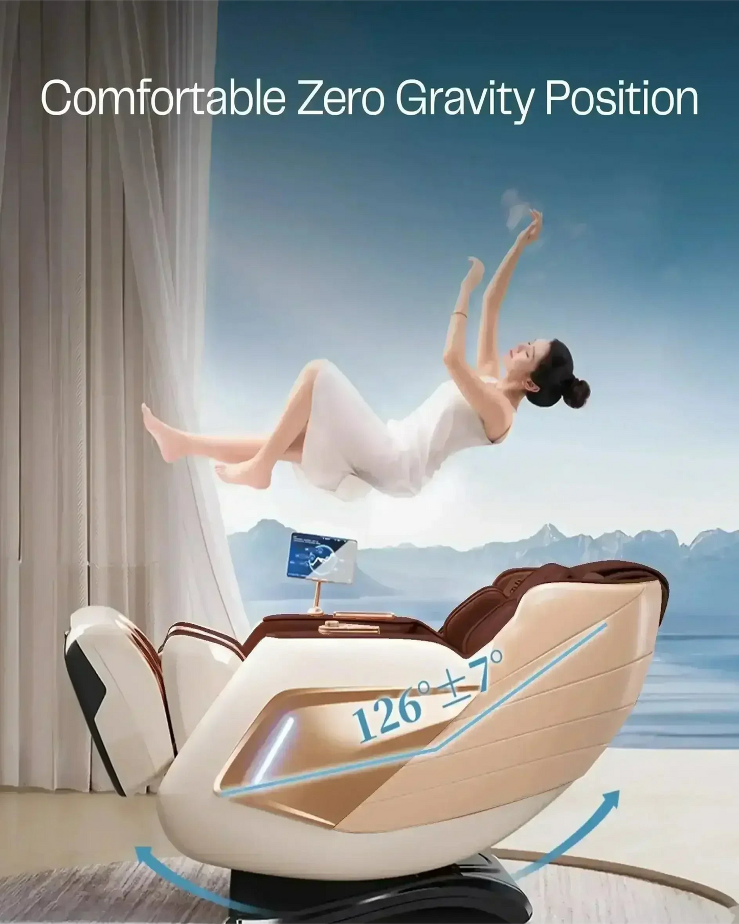 Hoyogen Taurus Massage Chair Champagne