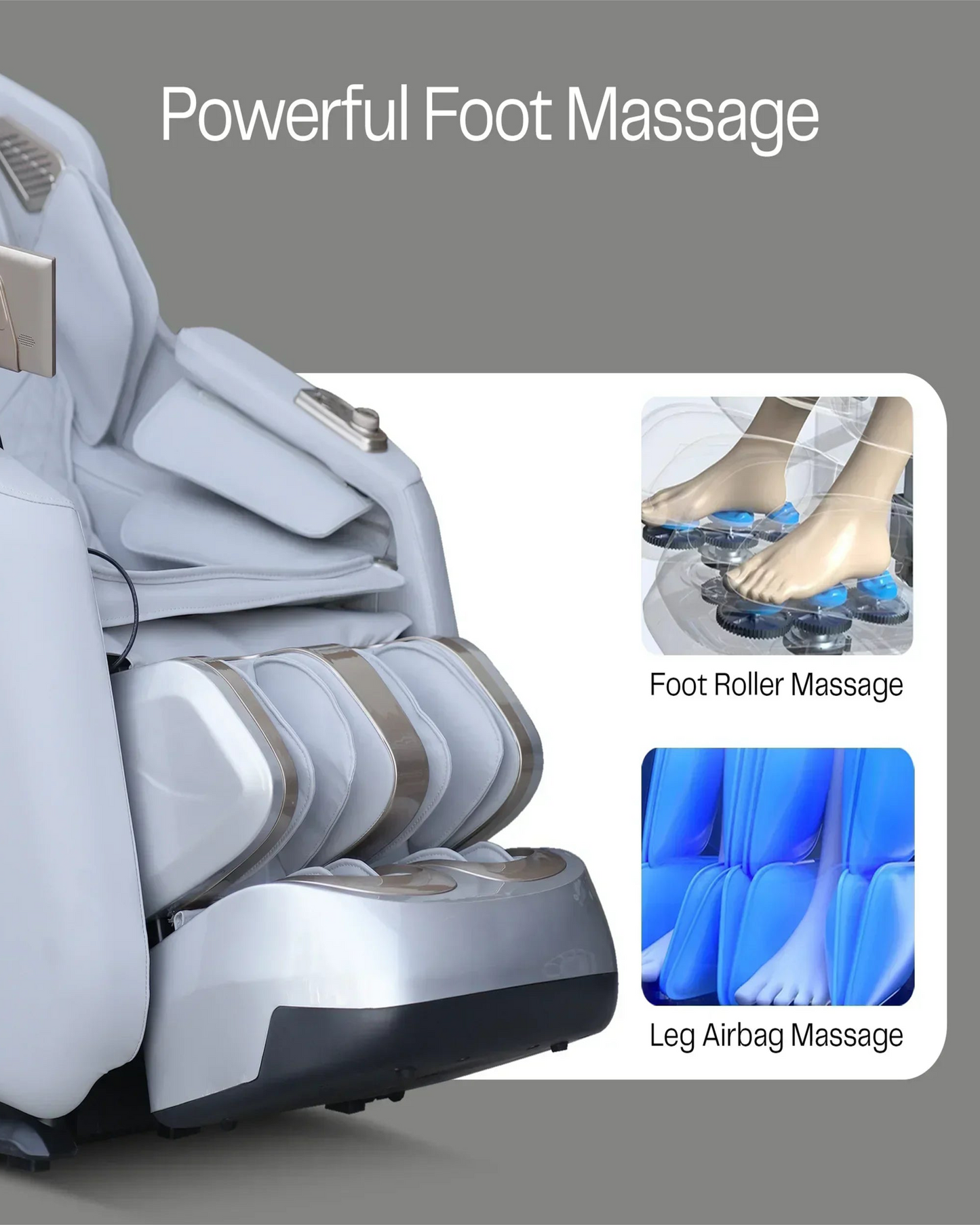 Hoyogen Taurus Massage Chair Grey