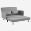 Rotai Palazzo Convertible Sofa Bed Grey