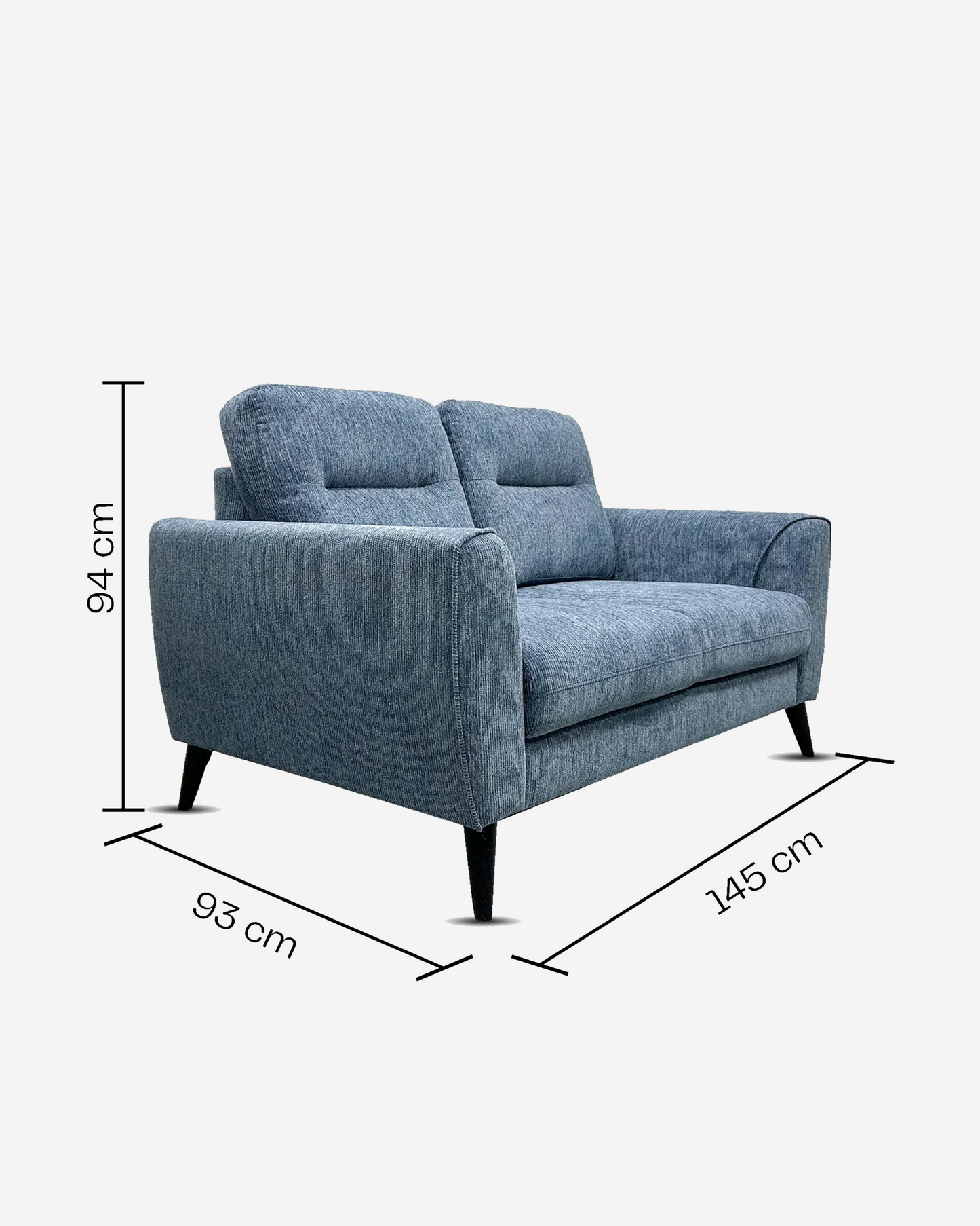 Rotai Anderson Loveseat Sofa 2-Seater