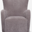 Rotai George Swivel Glider Chair Pewter