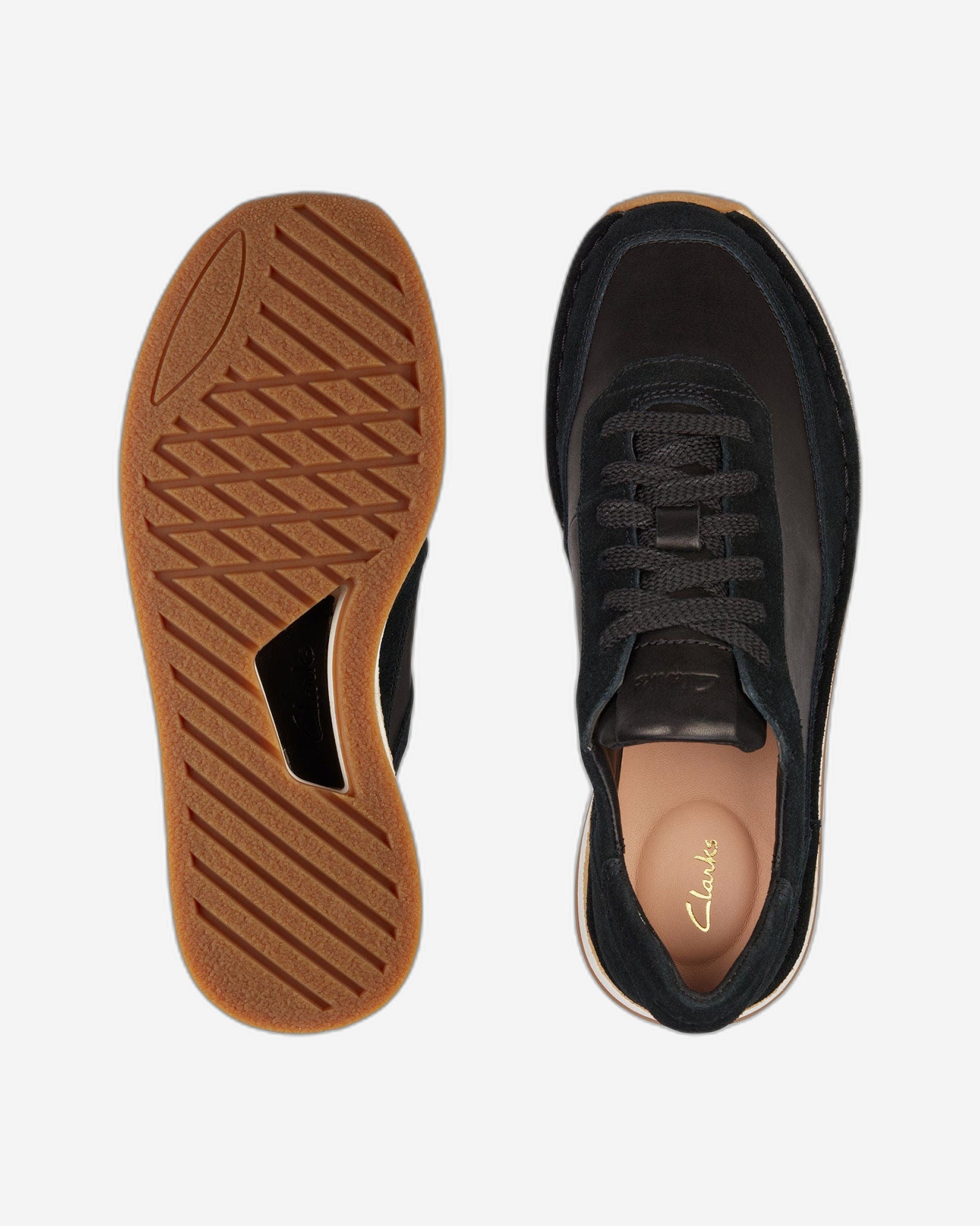 حذاء كلاركس كرافتران برباط (مقاس واسع)