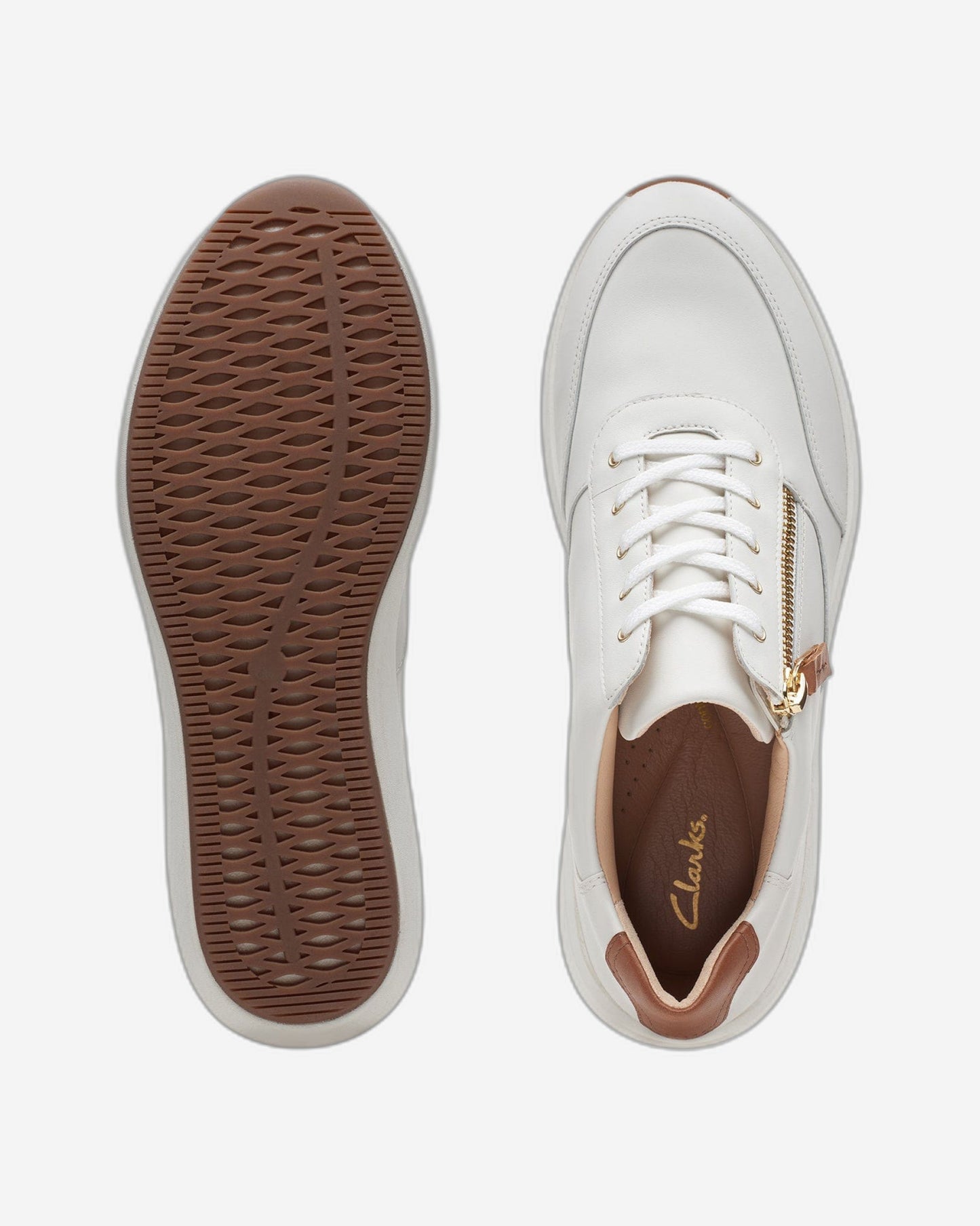 حذاء كلاركس أون ريو بسحاب (مقاس قياسي)