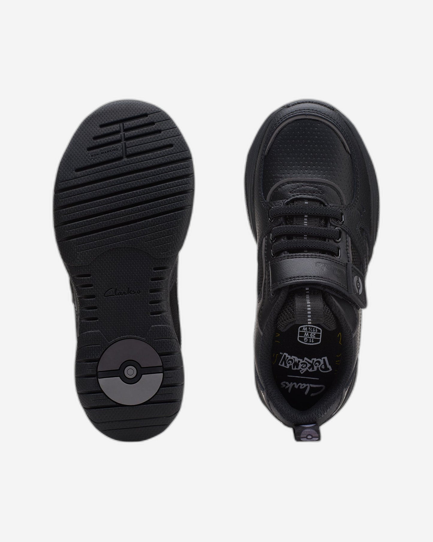 حذاء كلاركس للأولاد جريب تريد كيد (مقاس واسع)