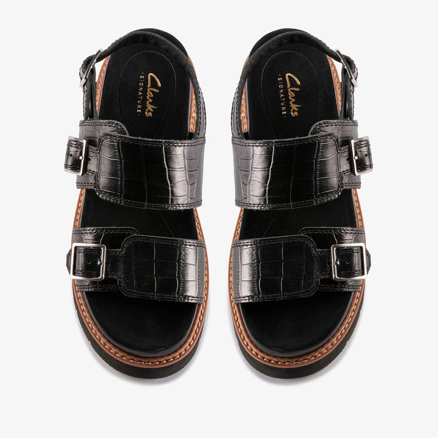 Clarks حذاء نسائي أوريانا غلايد أسود (مقاس عادي)