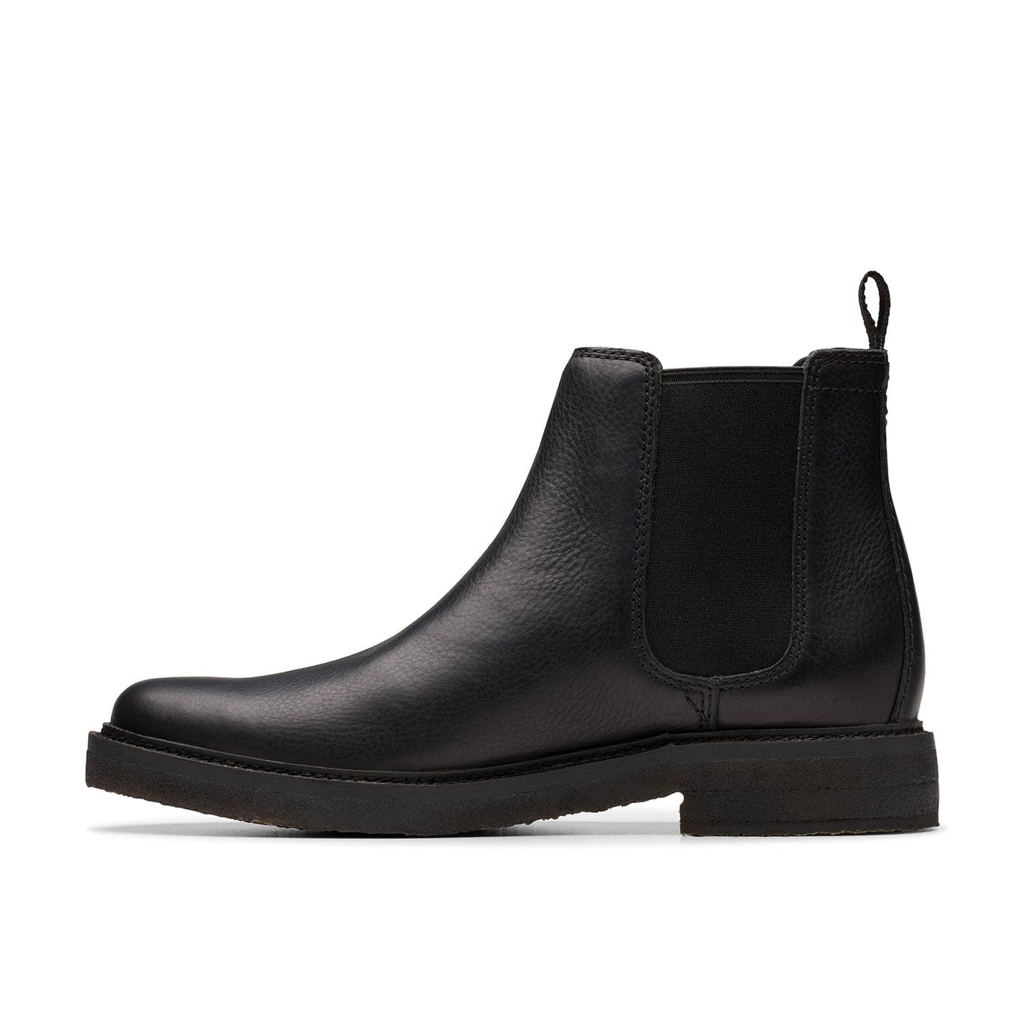Clarks رجالي كلاركديل إيزي جلد أسود (مقاس عادي)