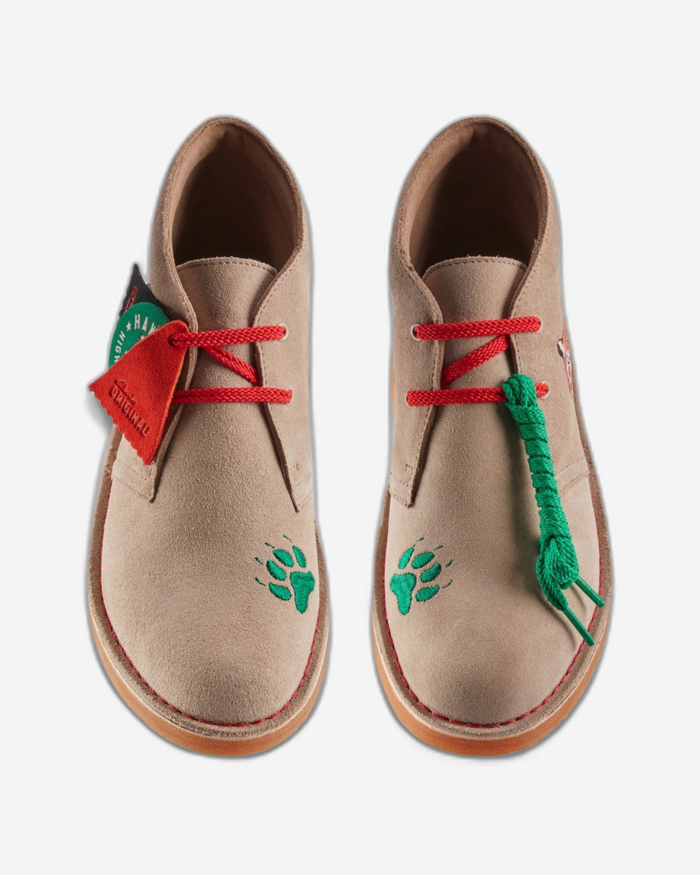 حذاء بوتيوث ديزرت كلاركس ستريت (مقاس قياسي)