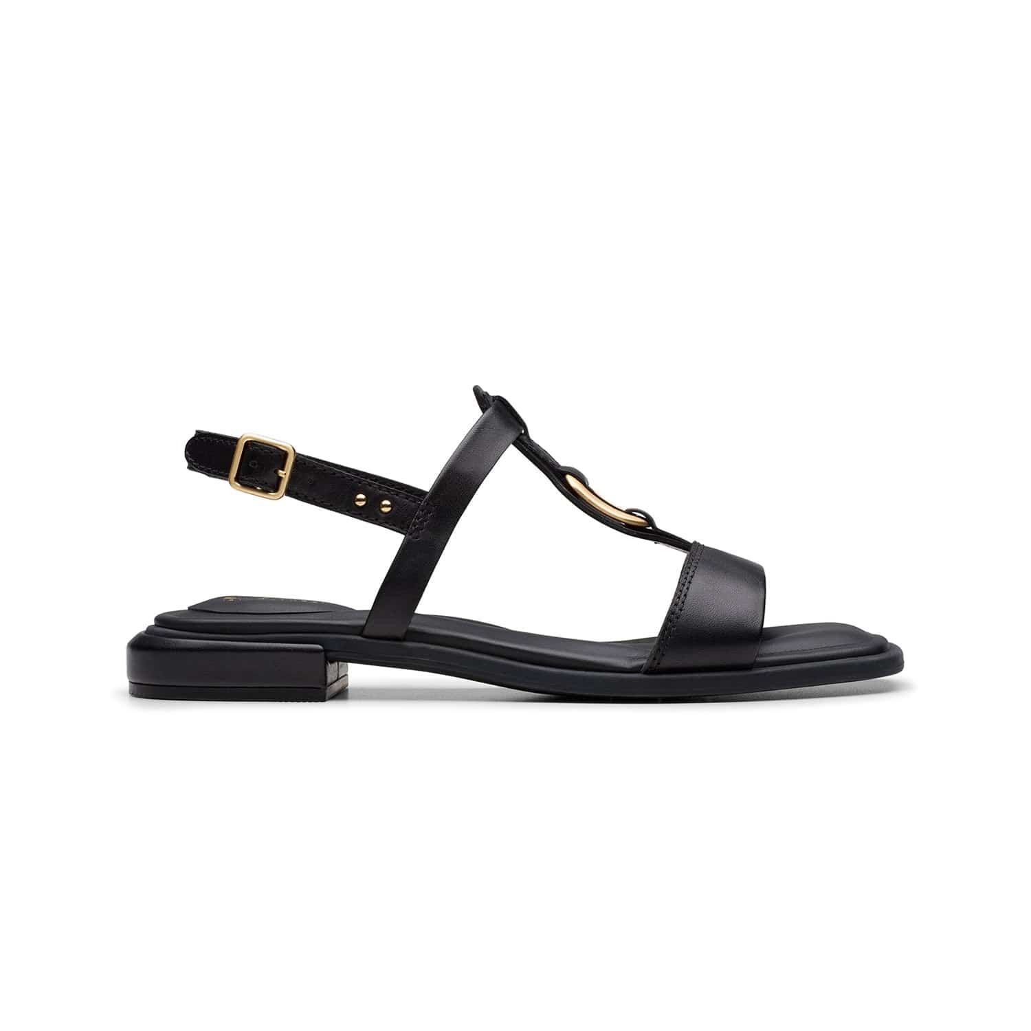 Womens Ariany Sling Black Leather