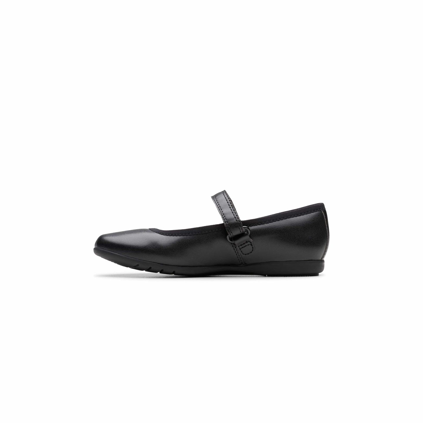 Clarks Girls Dance Wish Kid. أسود (مقاس واسع)