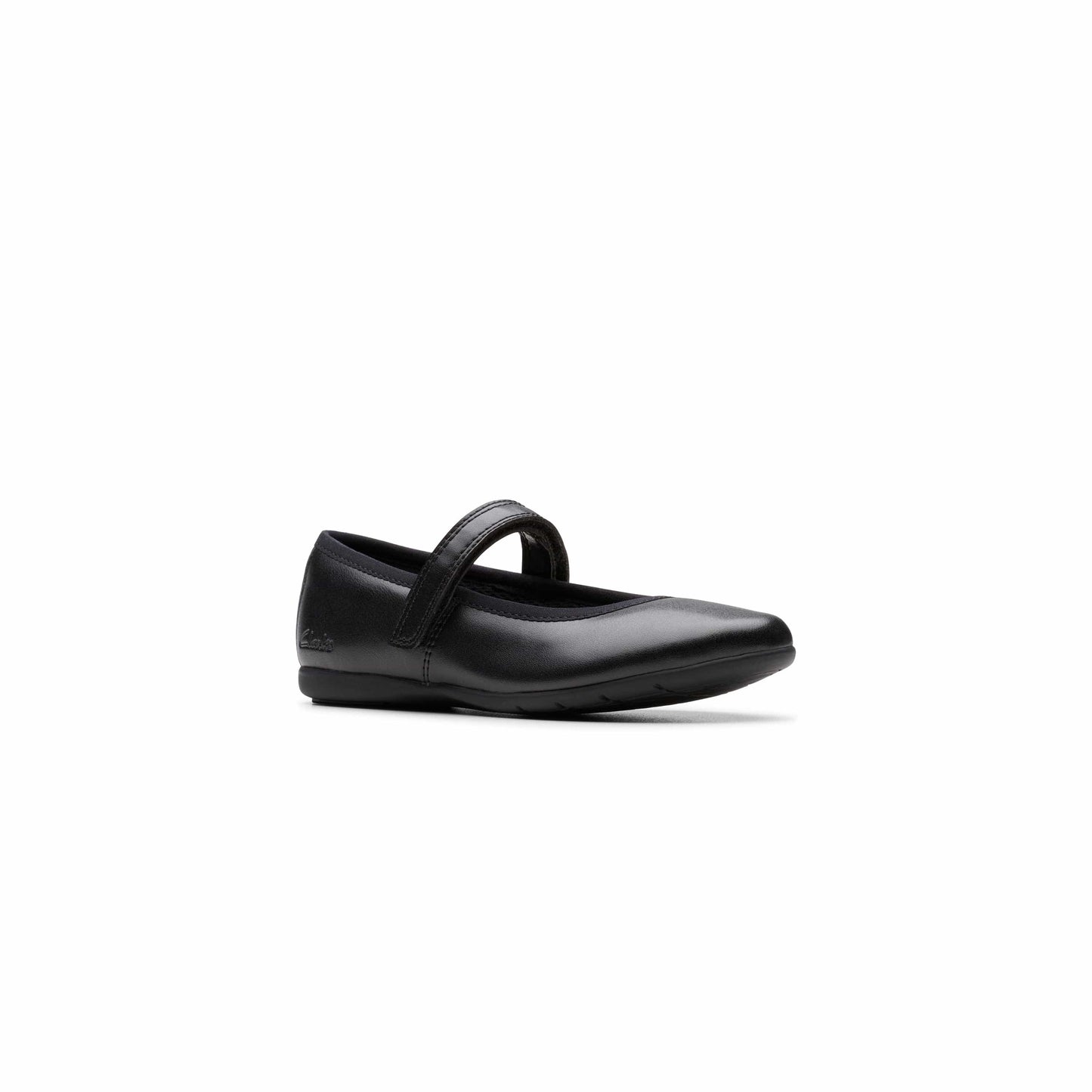 Clarks Girls Dance Wish Kid. أسود (مقاس واسع)