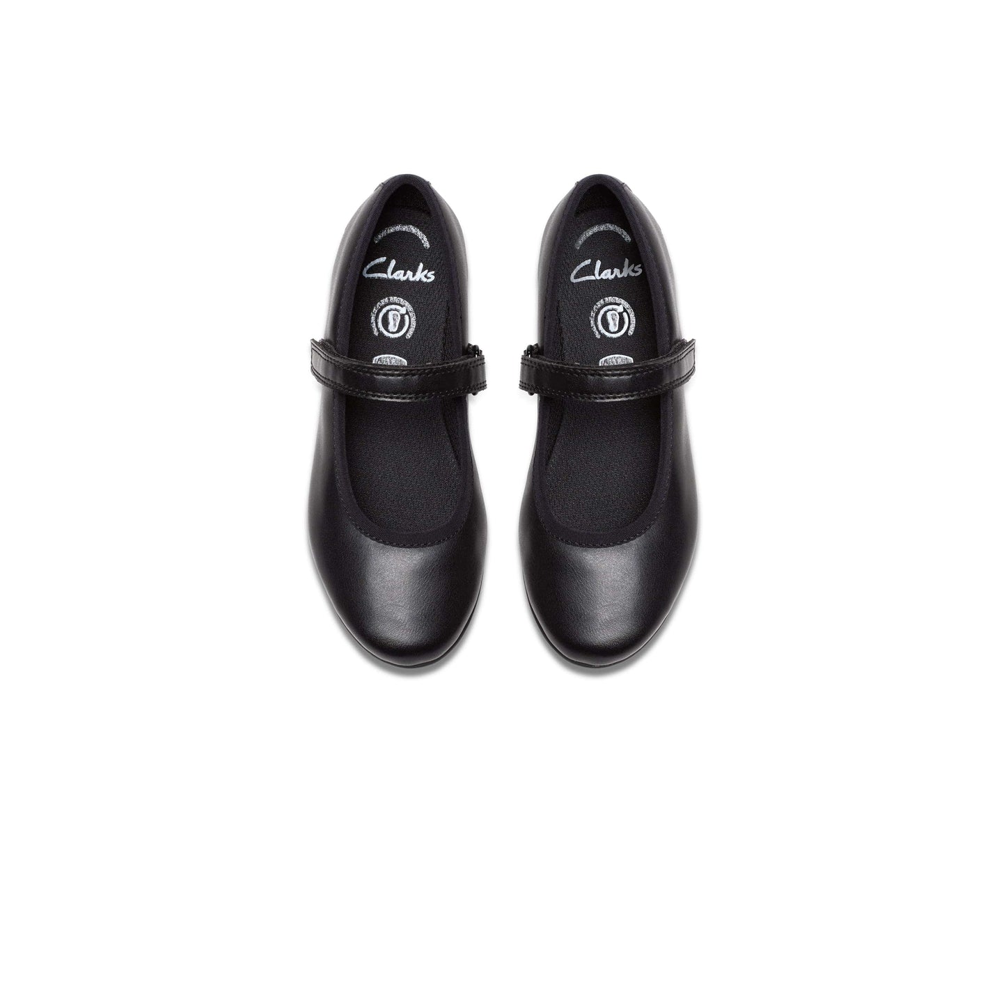Clarks Girls Dance Wish Kid. أسود (مقاس واسع)