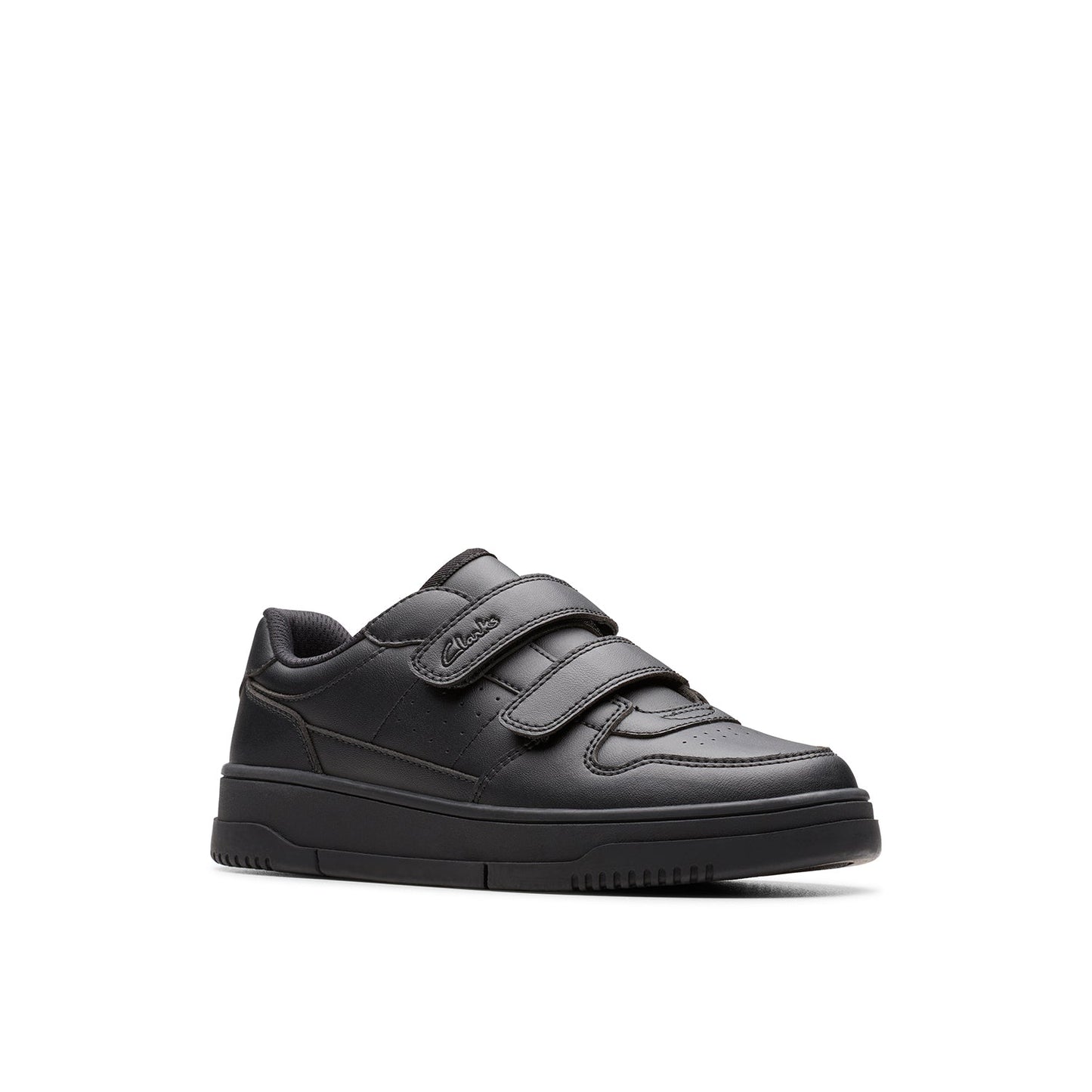 Clarks Boys كانيون سكاي كيد أسود (مقاس عريض)