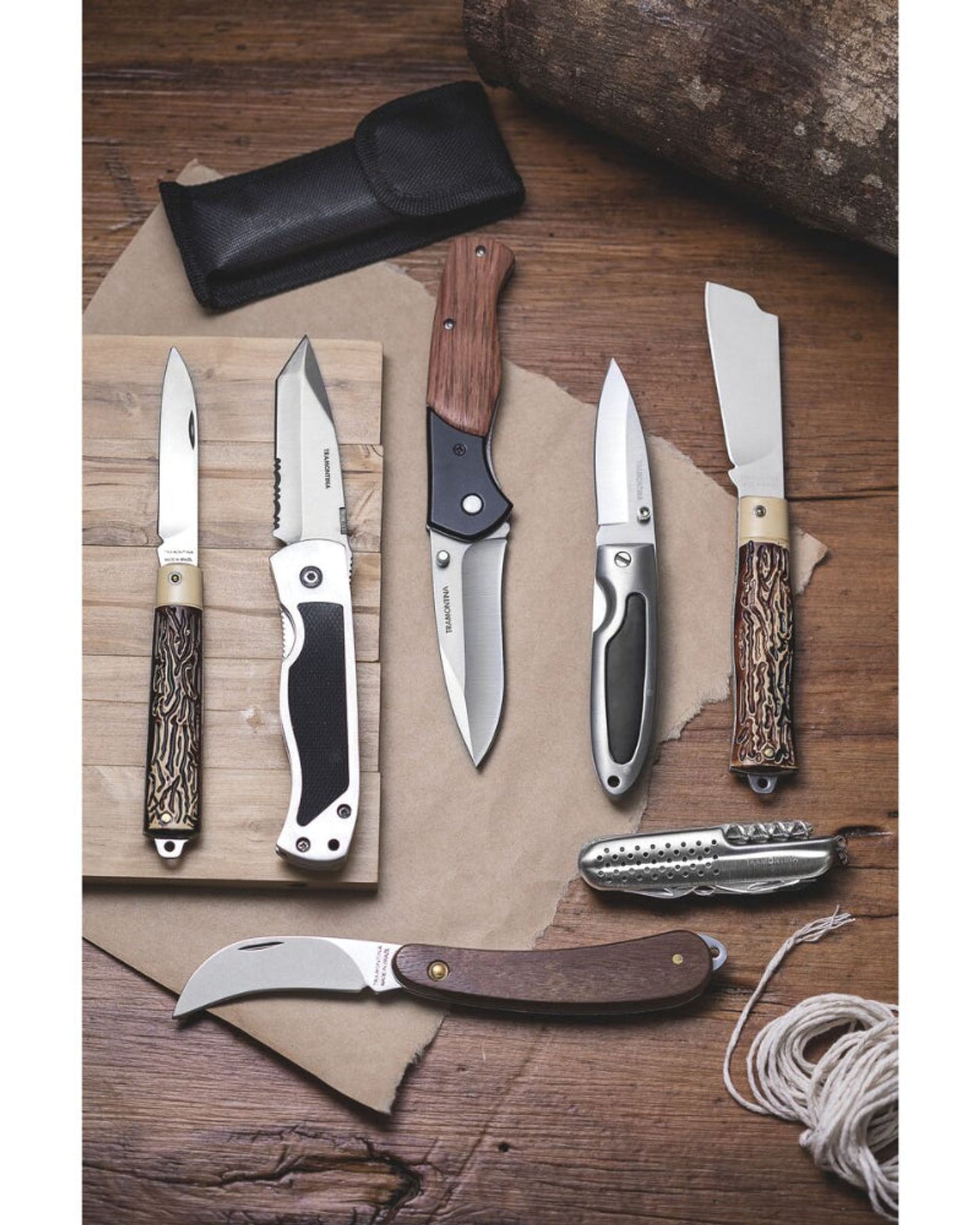 سكين جيب ترامونتينا 3 بوصة بشفرة من الفولاذ المقاوم للصدأ ومقبض من مادة ABS