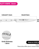 سكين فيسمان متعدد الاستخدامات مقاس 5 بوصات من بون - فولاذ X50CrMoV15