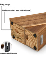 طقم سكاكين فيسمان فايمار، 7 قطع، مع كتلة خشبية ومبراة مدمجة، فولاذ X30Cr13