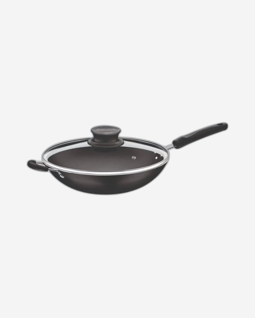 Tramontina Brazil  Loreto Aluminum Wok Pan with Interior Starflon Max nonstick coating with Bakelite Handle Graphite 36 cm, 6 L