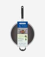 مقلاة ووك من الألومنيوم من ترامونتينا برازيل لوريتو مع طلاء ستارفلون ماكس الداخلي غير اللاصق ومقبض من الباكليت جرافيت 36 سم، 6 لتر