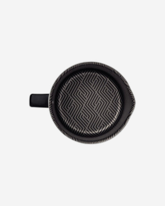 غلاية حليب من الألومنيوم من ترامونتينا باريس، مطلية من الداخل والخارج بطبقة مانعة للالتصاق من الرصاص من نوع ستارفلون ماكس، 12 سم، 1.2 لتر