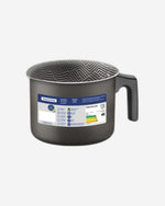 غلاية حليب من الألومنيوم من ترامونتينا باريس، مطلية من الداخل والخارج بطبقة مانعة للالتصاق من الرصاص من نوع ستارفلون ماكس، 12 سم، 1.2 لتر