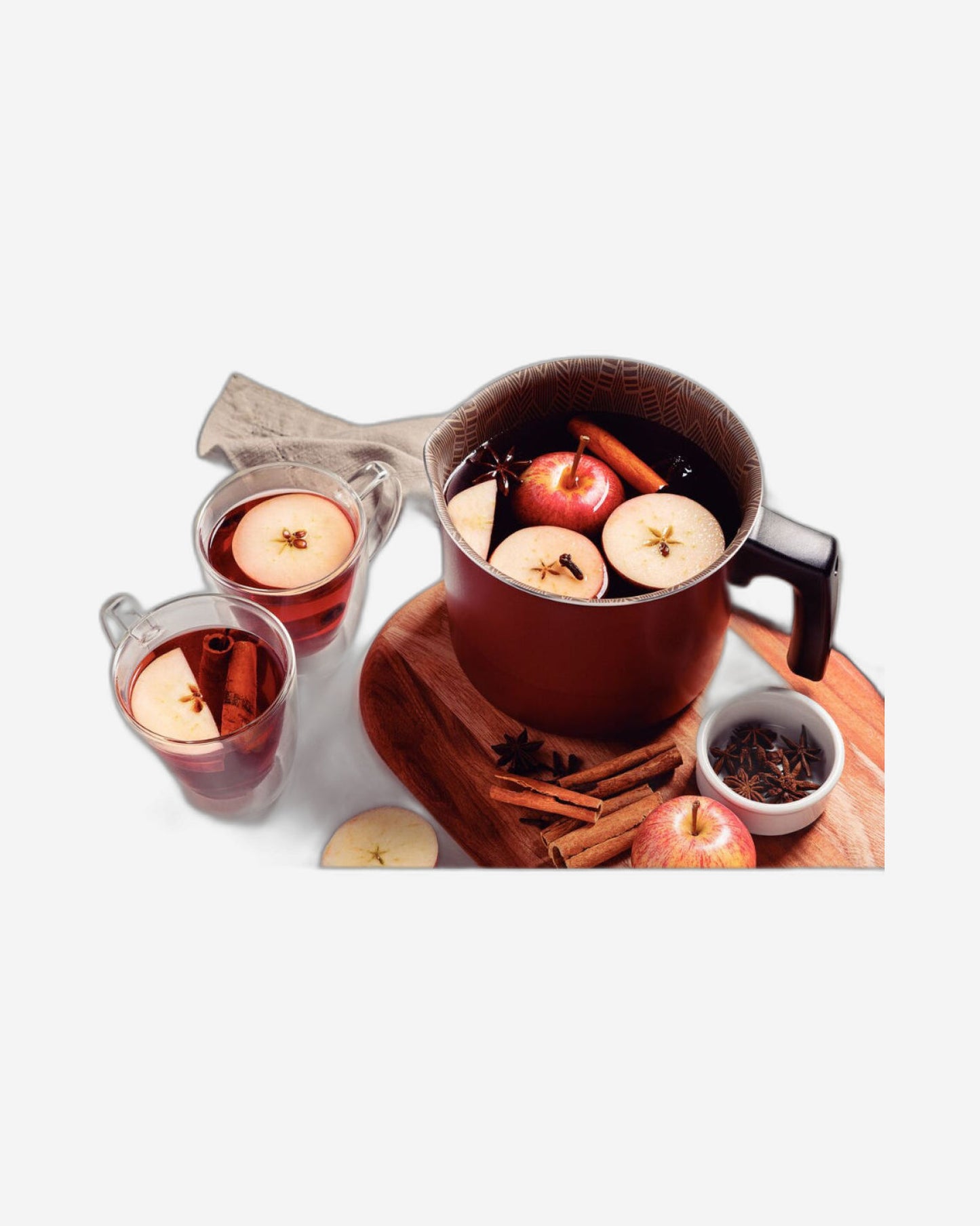 غلاية حليب من الألومنيوم من ترامونتينا باريس مع طلاء ستارفلون ماكس ريد الداخلي والخارجي غير اللاصق، 16 سم 2.7 لتر