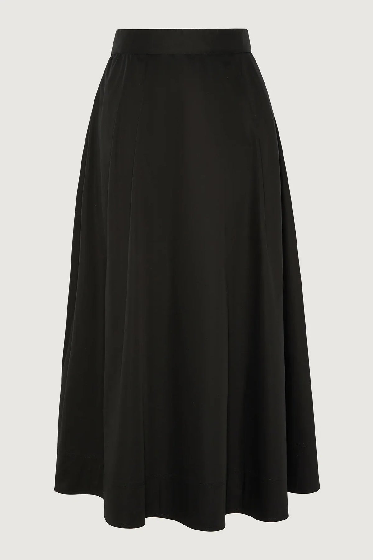 Florry Maxi Full Skirt Cotton in Black