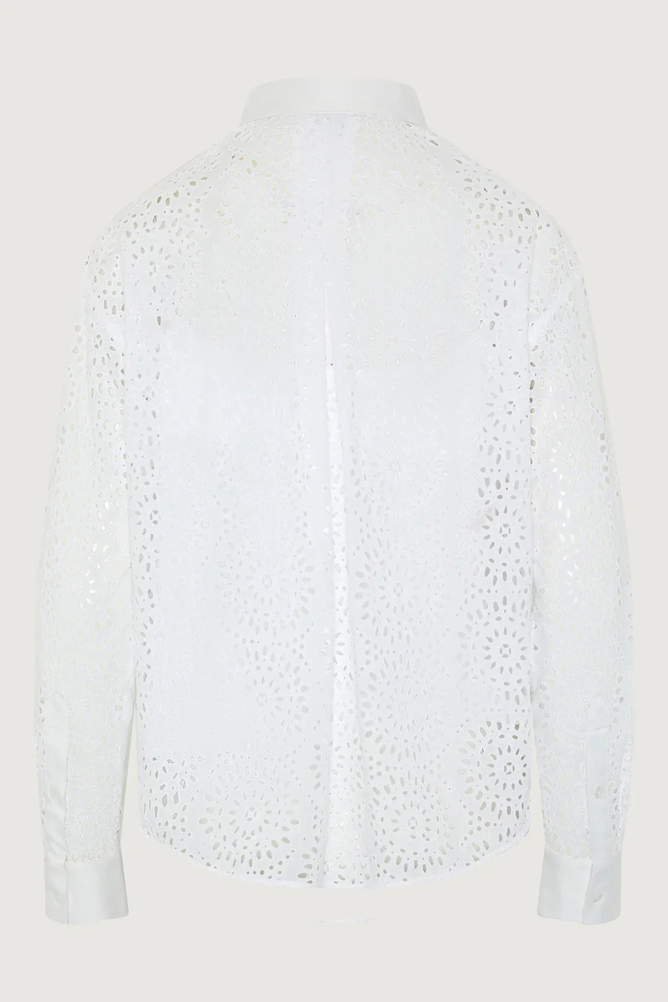 Felicia Broderie Shirt in White