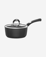 Tramontina Brazil  Monaco Induction 18cm 2L Black Aluminum Saucepan with Interior and Exterior Starflon Premium PFOA Free Nonstick Coating