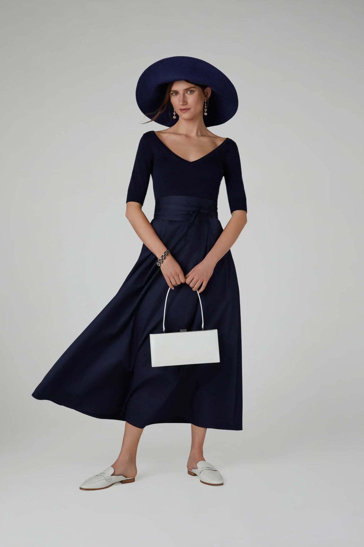 Florry Maxi Full Skirt Cotton in Black