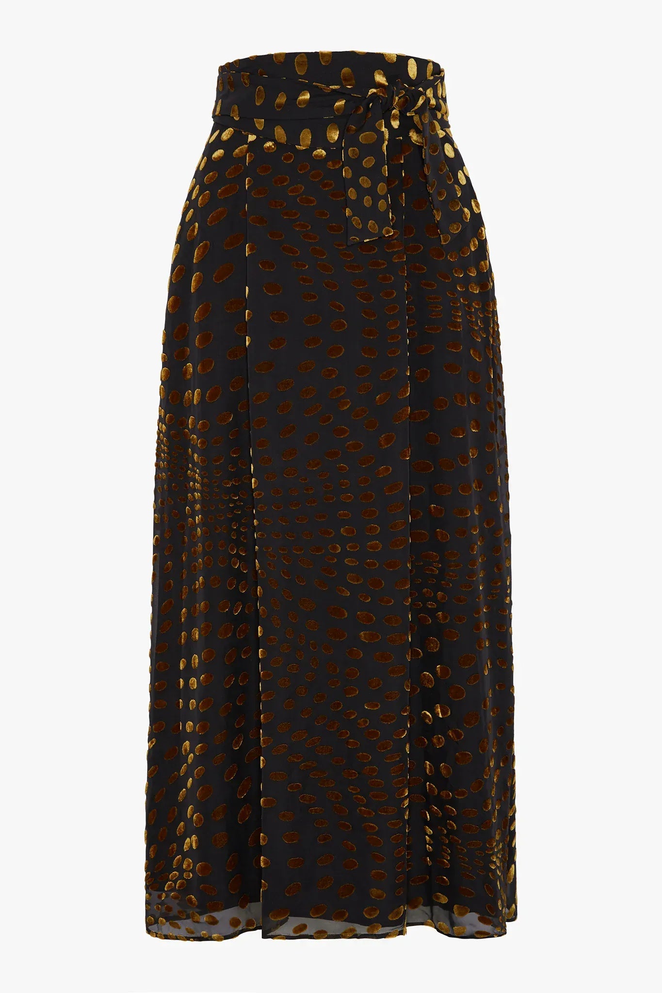 Idalia Velvet Burn Out Maxi Skirt in Berry Floral
