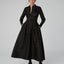 Imelda Wool Silk Sequin Fitted Shirt in Black