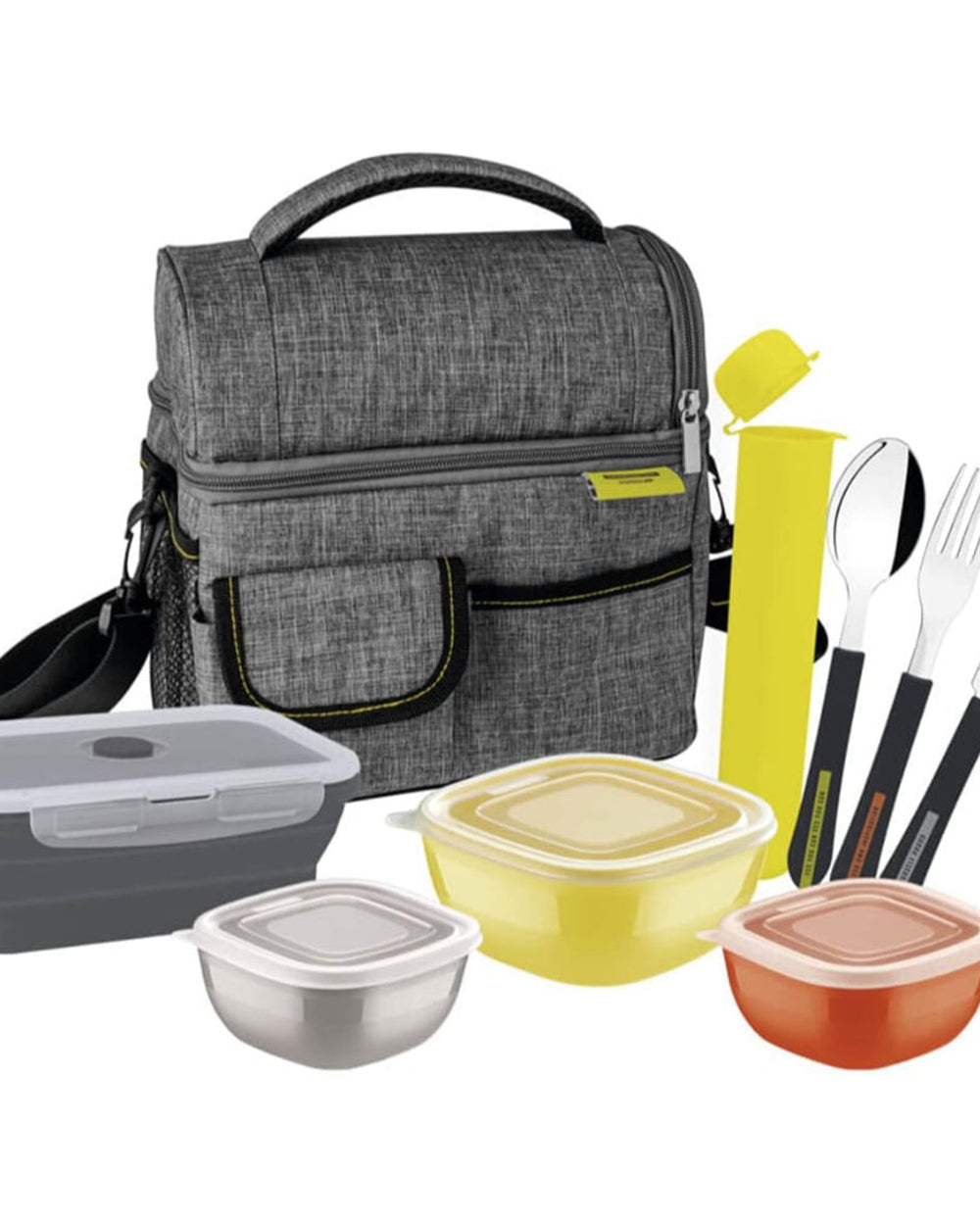 Tramontina Brazil  Power Up 9-Pieces Thermal Bag Lunch Box Set