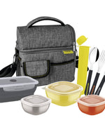 Tramontina Brazil  Power Up 9-Pieces Thermal Bag Lunch Box Set