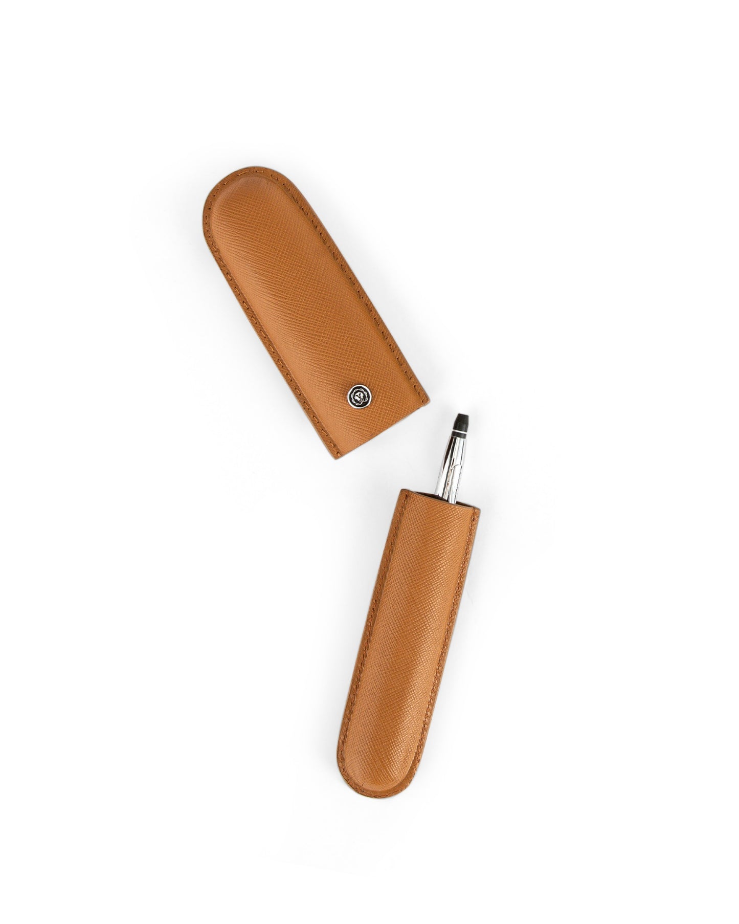 CROSS Leather Single Pen Case - Mocha