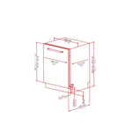 غسالة الأطباق المدمجة من هوفر