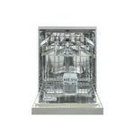 غسالة أطباق هوفر قائمة بذاتها، 15 مكانًا، 7 برامج، تجفيف توربو، الرف الثالث، بدء التشغيل المؤجل، قفل أمان للأطفال، فولاذ، صنع في تركيا، ضمان لمدة عام واحد على الأقل، صنع في تركيا - فولاذ مقاوم للصدأ - HDW-V715-S