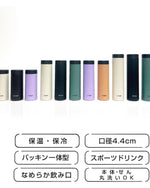 زجاجة مفرغة من الهواء (Mmz-W060Kk) 600 مل لون أسود حجري