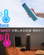 زجاجة مفرغة من الهواء (Mmz-W060Kk) 600 مل لون أسود حجري