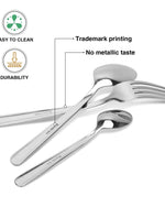 طقم أدوات مائدة فيسمان تورينو من الفولاذ المقاوم للصدأ، 18 قطعة